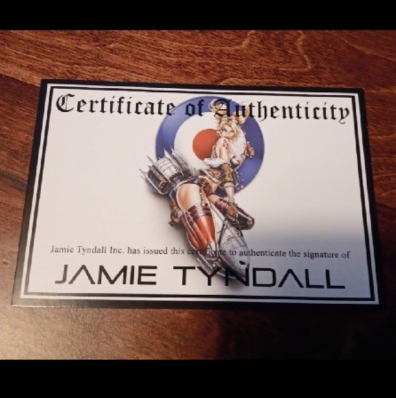 Ahsoka Tano Star Wars 11 X 17 Signed Jamie Tyndall Art Ptint With COA - Picture 4 of 4